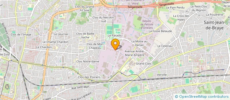 localisation de l'entreprise FORMPERF à SAINT-JEAN-DE-BRAYE