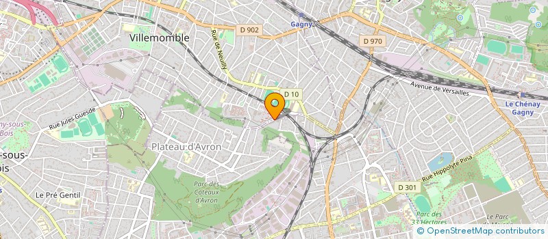 localisation de l'entreprise FORMPRO FP  NEUILLY-SUR-MARNE