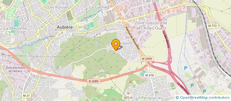 localisation de l'entreprise FORMTRAINING  AUBIERE