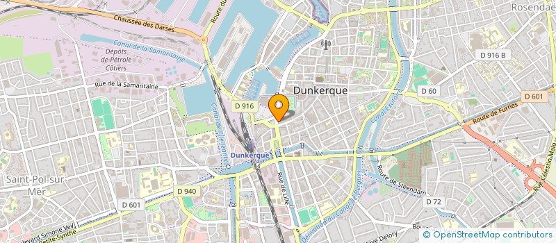 localisation de l'entreprise FORMU-L@N à DUNKERQUE
