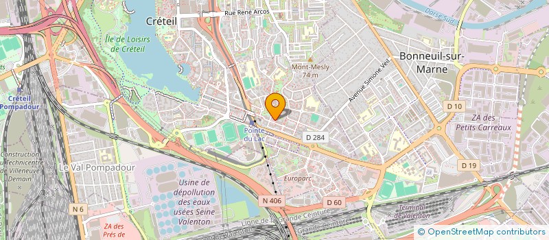 localisation de l'entreprise FORMUL'ACTION  CRETEIL