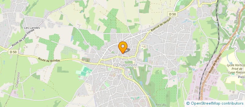 localisation de l'entreprise FORMUL'R  CHAPONOST