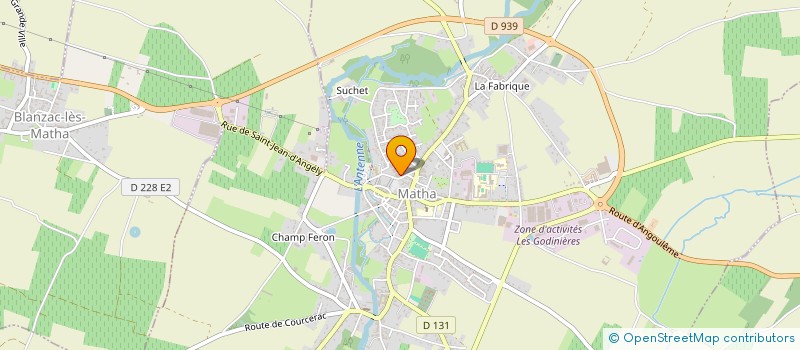 localisation de l'entreprise FORMULA GYM  MATHA