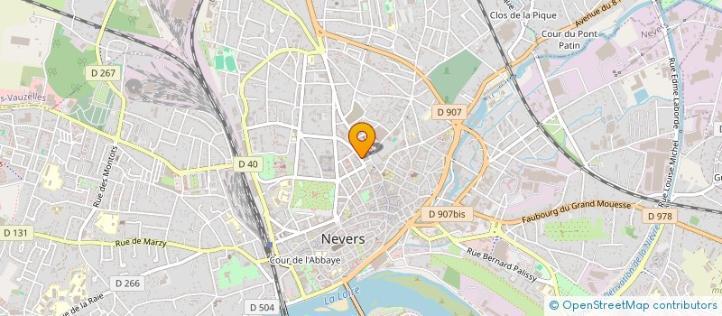 localisation de l'entreprise FORMULASTORE à NEVERS