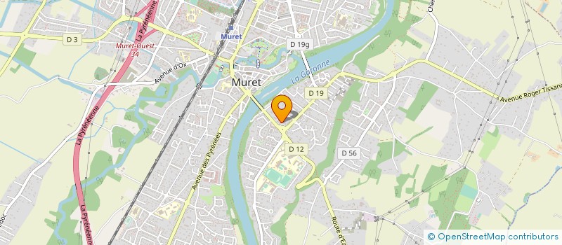 localisation de l'entreprise FORMULE 3 à MURET