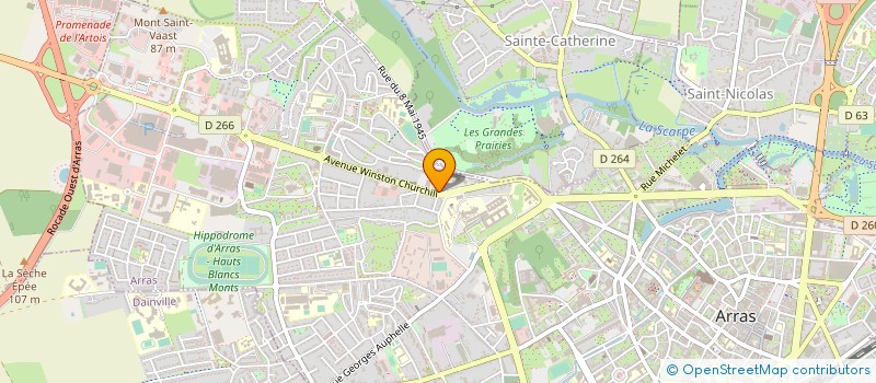 localisation de l'entreprise FORMULE AUTO à ARRAS