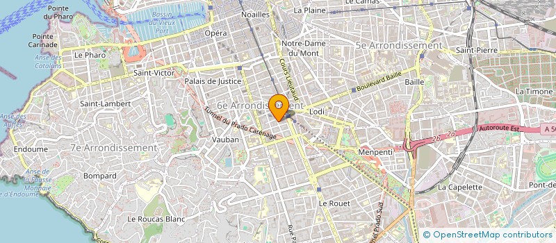 localisation de l'entreprise FORMULE AUTOMOBILE VO  MARSEILLE