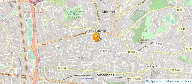localisation de l'entreprise FORMULE-CE.COM à MONTREUIL