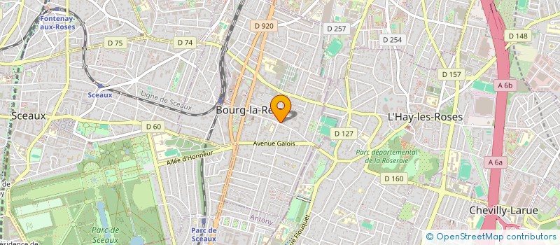 localisation de l'entreprise FORMULE COM à BOURG-LA-REINE