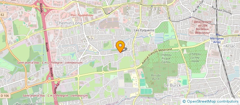 localisation de l'entreprise FORMULE KART  MERIGNAC