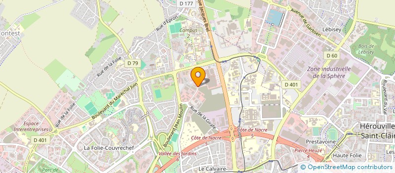 localisation de l'entreprise FORMULE MAGIQUE à CAEN