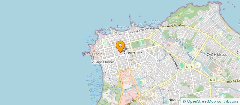 localisation de l'entreprise FORMULE PC  CAYENNE