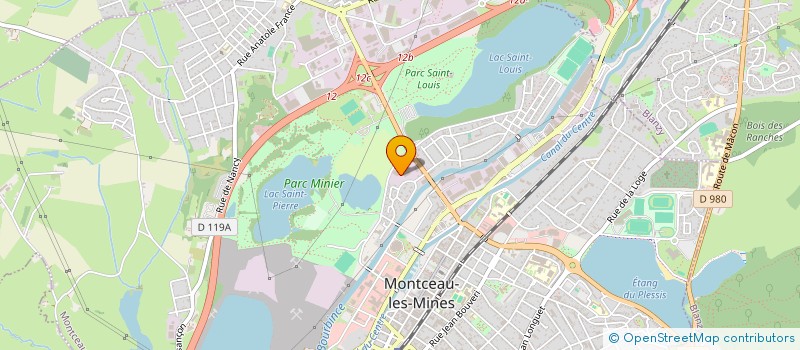 localisation de l'entreprise FORMULE PLUS à MONTCEAU-LES-MINES