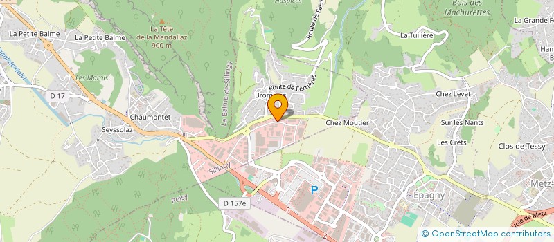 localisation de l'entreprise FORMULESPRO  DINGY-SAINT-CLAIR