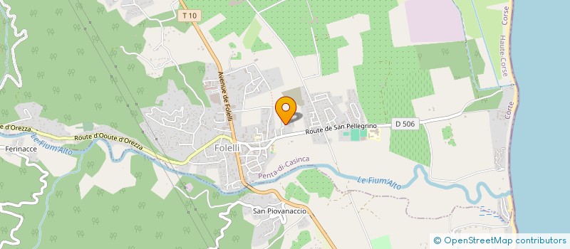 localisation de l'entreprise FORMUS à PENTA-DI-CASINCA