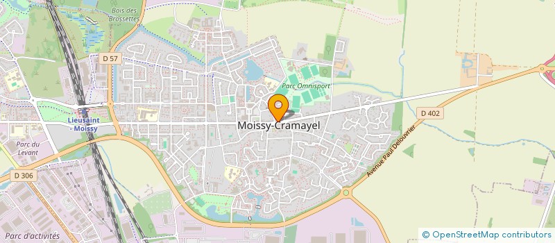 localisation de l'entreprise FORMY STUDIO à MOISSY-CRAMAYEL