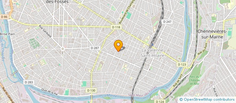 localisation de l'entreprise FORMYTEK à SAINT-MAUR-DES-FOSSES