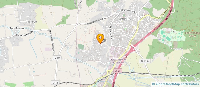localisation de l'entreprise FORN IMMOBILIER  VENELLES