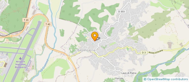localisation de l'entreprise FORNACCIA à BASTELICACCIA