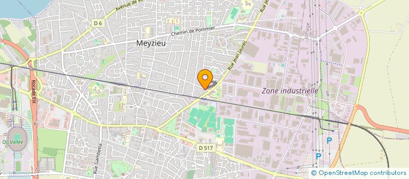 localisation de l'entreprise FORNARI J ET FRIEDE PATRICK  MEYZIEU