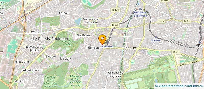 localisation de l'entreprise FORNASARI  CHATENAY-MALABRY