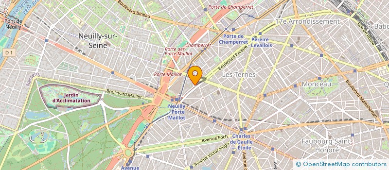 localisation de l'entreprise FORNAY-INVEST à NEUILLY-SUR-SEINE