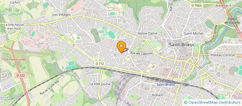 localisation de l'entreprise FORNEGOLE à SAINT-BRIEUC