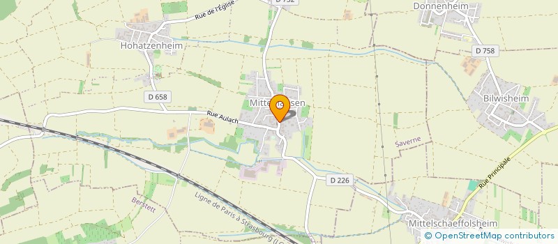 localisation de l'entreprise FORNES ENERGIE  WAHLENHEIM