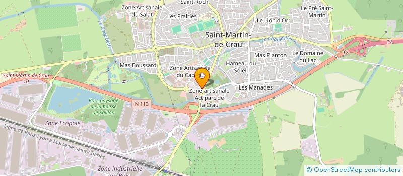 localisation de l'entreprise FORNEY à SAINT-MARTIN-DE-CRAU