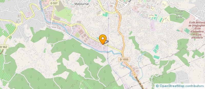 localisation de l'entreprise FORNI PNEUS à DRAGUIGNAN