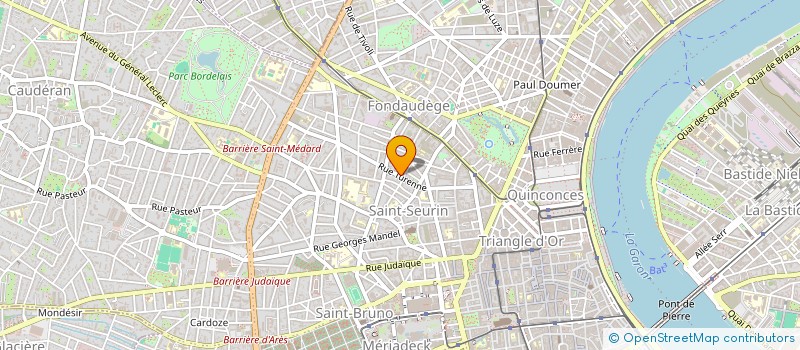 localisation de l'entreprise FORNIAUX SARL à BORDEAUX