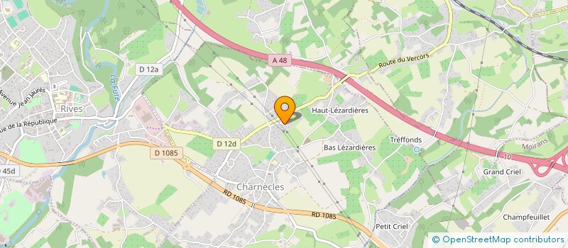 localisation de l'entreprise FORNONI SARL  CHARNECLES