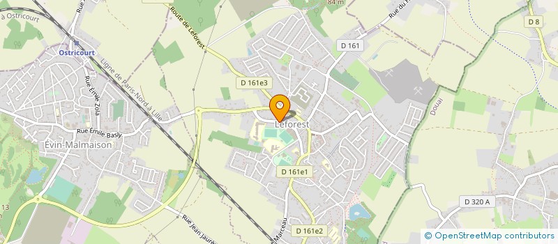 localisation de l'entreprise FORNOR à LEFOREST
