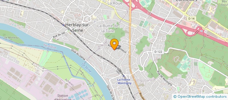 localisation de l'entreprise FOROMA  LA FRETTE-SUR-SEINE