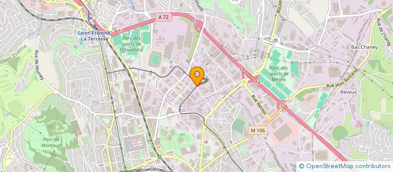 localisation de l'entreprise FOROME  SAINT-ETIENNE