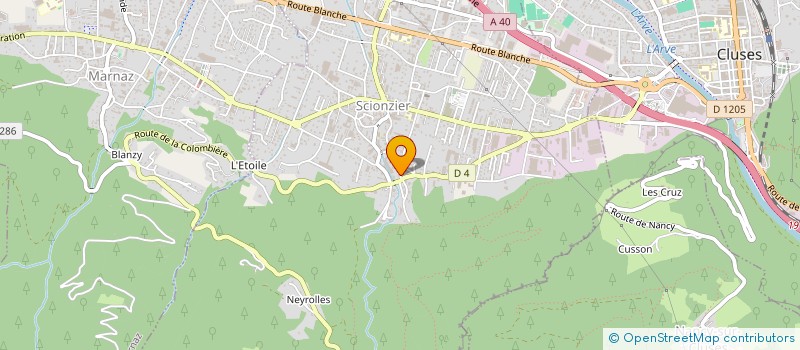 localisation de l'entreprise FORON INDUSTRIES à SCIONZIER