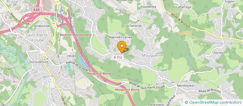 localisation de l'entreprise FORORD  MOUGUERRE