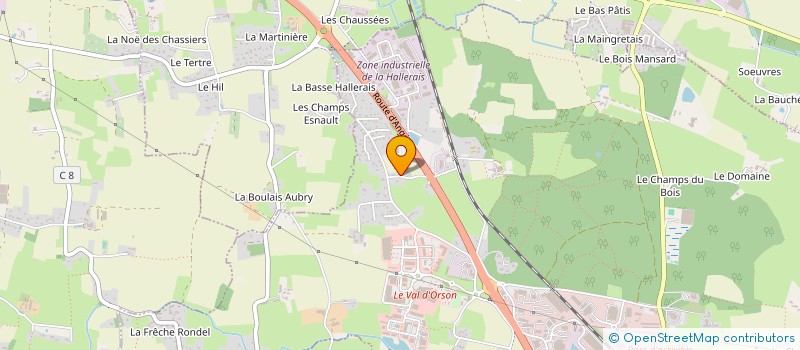 localisation de l'entreprise FOROUEST  VERN-SUR-SEICHE