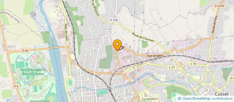 localisation de l'entreprise FOROWLS à CUSSET