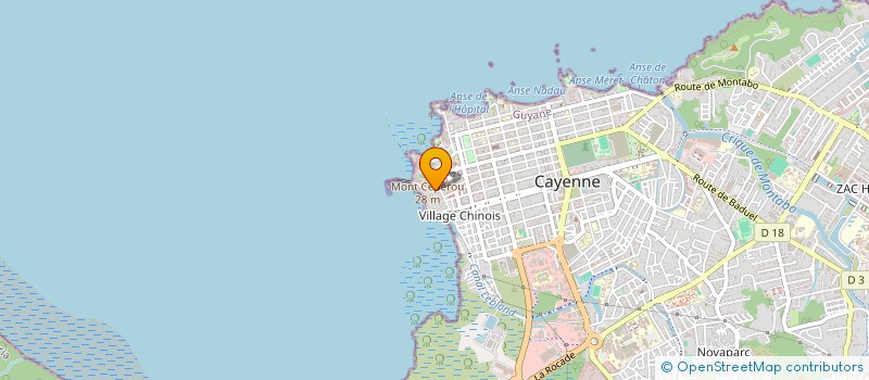 localisation de l'entreprise FORPECHE à CAYENNE