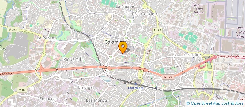 localisation de l'entreprise FORPIM à COLOMIERS