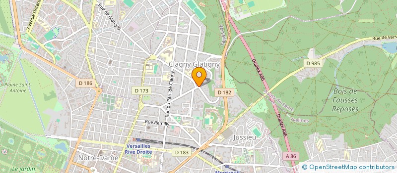 localisation de l'entreprise FORPLUS TRAINING LEADERS à VERSAILLES