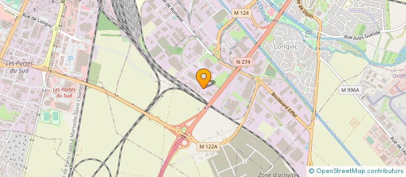 localisation de l'entreprise FORQA FORMATION 21  LONGVIC