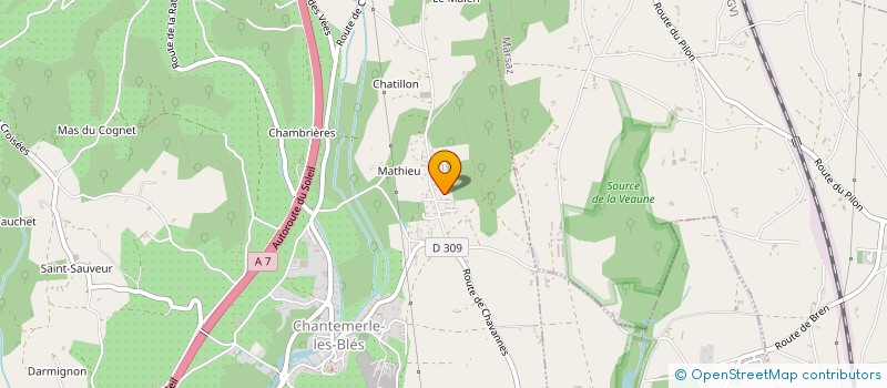 localisation de l'entreprise FORRA TERRA à CHANTEMERLE-LES-BLES