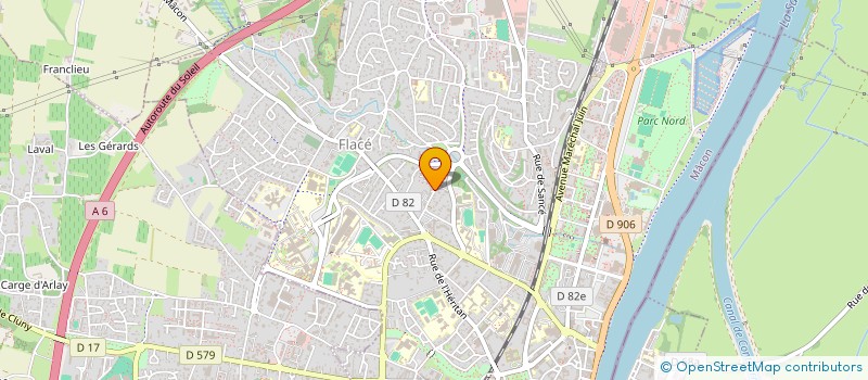 localisation de l'entreprise FORREST COMPAGNIE  MACON