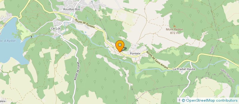 localisation de l'entreprise FORS  AYDAT