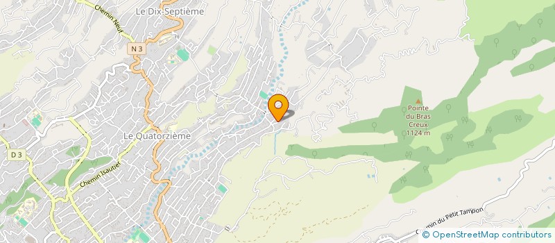 localisation de l'entreprise FORSCIAGE SARL  LE TAMPON