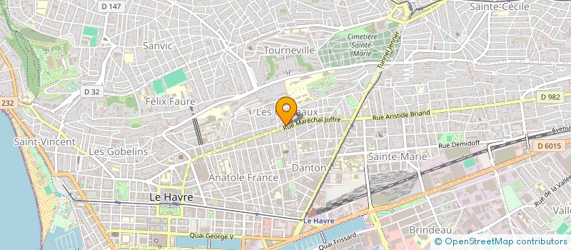 localisation de l'entreprise FORSEA'S à LE HAVRE