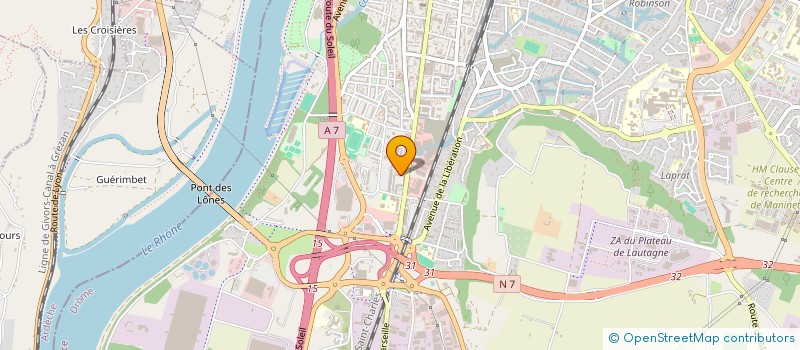 localisation de l'entreprise FORSEC à VALENCE