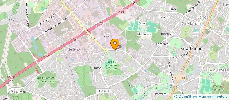localisation de l'entreprise FORSECO  BORDEAUX